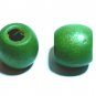 30 pcs 1x1x1cm Green Barrel Shape Wood Beads DIY211