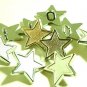 10 pcs Silver Plated Star Alloy 17mm Button DIY119