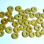 50 pcs 1cm Diameter Round Wood Circle Donut Beads DIY211
