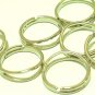 10 pcs Mini Finger Ring Open Size 16mm Ring Silver Tone DIY83
