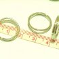 10 pcs Mini Finger Ring Open Size 16mm Ring Silver Tone DIY83