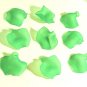 22 pcs Green Leaves Plastic Beads Dangle DIY174