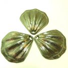 6 pcs Black Bronze Scalloped Shell 4cm Pendant DIY153