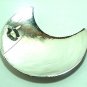 3 pcs Big Moon Silver Tone Plastic 7cm Button DIY152