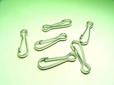 20pcs DIY Silver Tone Keyring Dangles's Connector