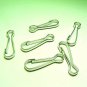 20pcs DIY Silver Tone Keyring Dangles's Connector