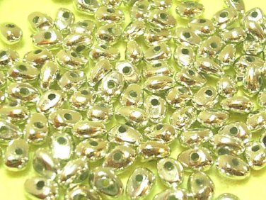 150pcs Silver Color Painted Plastic Mini Beads DIY120