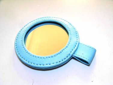 Lavie Round Circle Mirror with Plastic Cover to DIY Keyring Jewellery Box