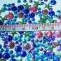120 pcs Plastic Diamond Cut Colors Beads Stick on Cards Paper Art DIY245