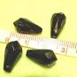 100 pcs Black 15mm Water Drops Plastic Beads DIY64