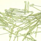 100 pcs Nickel Free Silver Tone Head Eye Pins DIY82