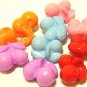 10 pcs Assort Color Cherry Plastic Beads Button DIY77