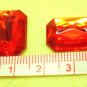 18 pcs Red Diamond Cut 1.8cm Arcylic Bead DIY52
