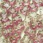 100 pcs Silver Painted Arcylic Assort 7x8mm Butterfly Beads DIYM