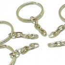 10 pcs Silver Tone Key Ring Keyring Keychain DIY46