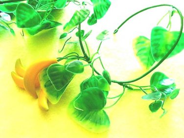 HL Artificial Climbing Plants Flower with Banana 100cm