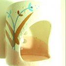 HL 6cm High Pottery Craft Tea /Scented Candle Holder