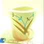 HL 6cm High Pottery Craft Tea /Scented Candle Holder