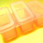 HL Mini Plastic Earring Ring Drug Triple Pack Box Case