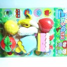 HC Fruits and Cake Erasers Set Collection