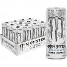 Monster Zero Ultra Energy Drink, Zero Calories, 16oz. cans, 12-pack