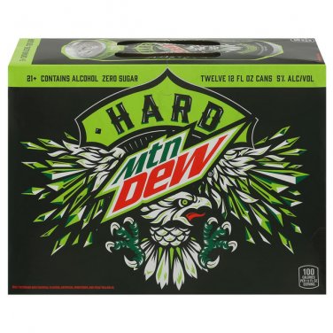 Hard Mountain Dew Hard Original  Twelve, 12 Fl Oz Cans