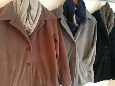 Fleece Jacket\Women Cardigan\Winter Jacket\ Brown Jacket\Fleece Top\Over Size Top