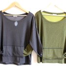 Women Blouse\ Long Sleeves Top \One Size Shirt\Lemon Green Shirt\ Loose Shirt