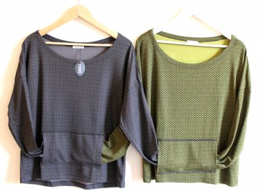 Women Blouse\ Long Sleeves Top \One Size Shirt\Lemon Green Shirt\ Loose Shirt