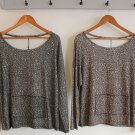 Women Sweatshirt\Loose shirt\Brown Sweatshirt\One Size Sweatshirt