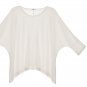 Women shirt \ Loose blouse\casual blouse\ White shirt \ One size blouse\ Milano blouse