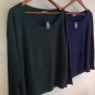 Women Sweatshirt \ Navy Blue Sweatshirt \One Size Sweatshirt \ Loose Shirt \Round Neckline Shirt