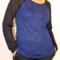 Blue Shirt \ Long Sleeves Blouse \Royal Blue Shirt\ gingham shirt