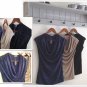 Sleeveless Blouse\Drape Shirt\Drape Blouse\Cowl Top\Cowl Shirt\Black Tank top