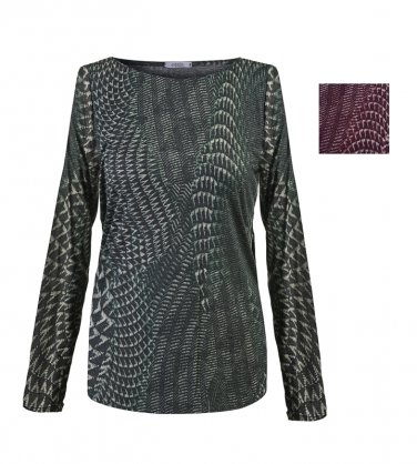 Long Sleeve Shirt \ Emerald Green Top \ Long Sleeve Blouse \ Long Sleeve Top