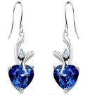 Original Star K Heart Shape Hanging Hook Love Earrings