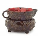 Ceramic Candle Dish and Warmer - Herbal Ginger