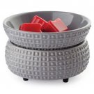Ceramic Candle Dish and Warmer - Slate
