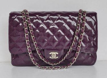 Chanel Women's Designer Handbags Purple Purses Hobo 28601