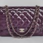 Chanel Women's Designer Handbags Purple Purses Hobo 28601