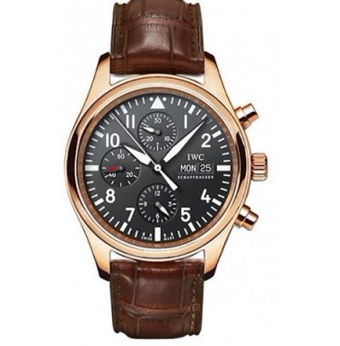 IWC Aquatimer Pilot Steel Automatic Leather Mans Watch Ref IW371713