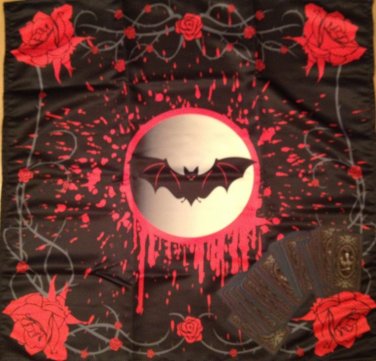 Wicca Altar Taro Cloth Night Vampire