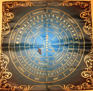 Altar Cloth Set for + pendulum Pendulum Lapis Lazuli