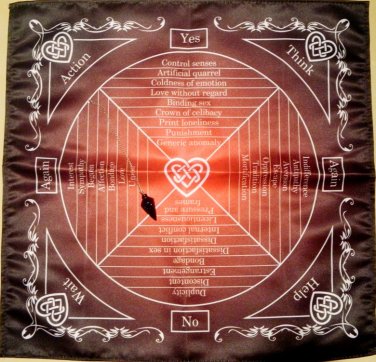 Tablecloth kit for the Love and Relationship Magic + Pendulum Star Aventurine