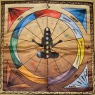 Chakra tablecloth set to work with the pendulum Pendulum + Opal