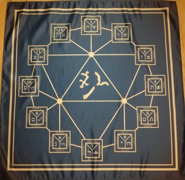 Wicca Magic Cloth Altar Tarot 12 homes V1.2