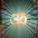 OM AUM Cloth Symbol YOGA chakra Meditation Pillow Mat Fitness  GREEN-BIG Anahata