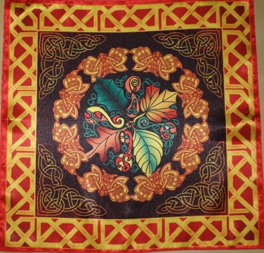 Series tablecloths Ancient Celts Seasons. Autumn &acirc;�� Harvest 16&Ntilde;�16 Cloth Wicca Pagan Witch shawl