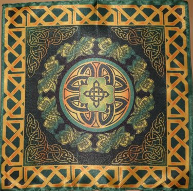 Series tablecloths Ancient Celts Seasons. Summer - a force of nature 16&Ntilde;�16 Cloth Wicca Pagan Witch