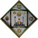 Unique the Altar Tablecloth Masonic Degrees N4 18,19,20,21,22